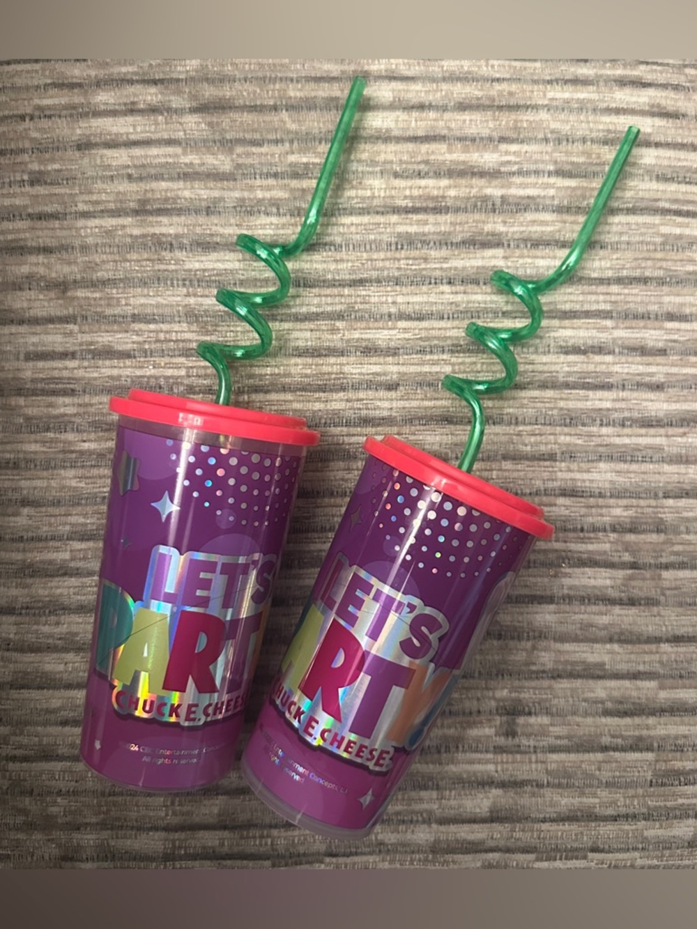 NEW Chuck E Cheese Collectible Party Cups